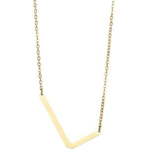 Letter L Pendant necklace in Stainless Steel